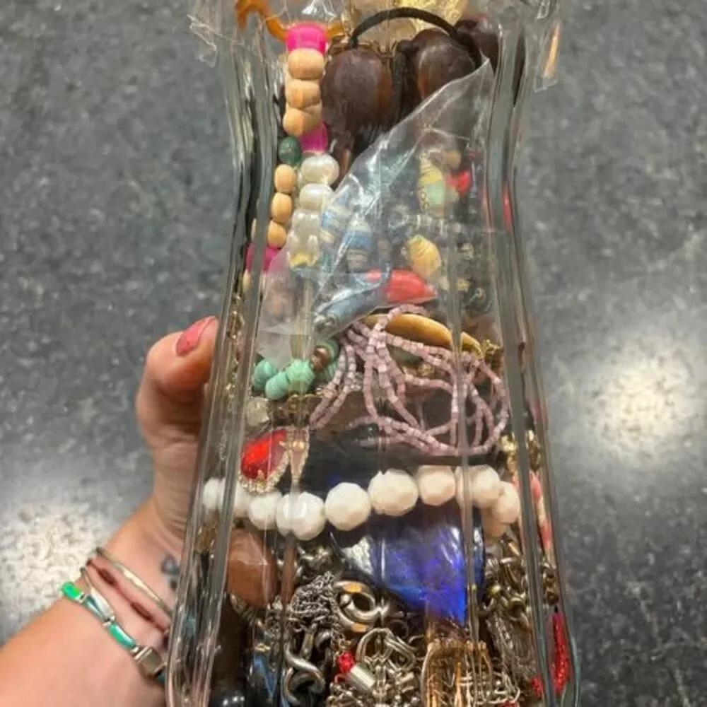 Bulk Vintage and Costume Jewelry Jar